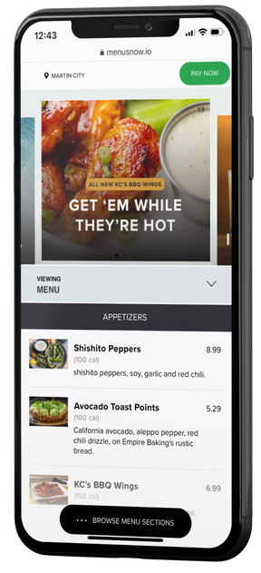 MenusNow: Contactless Digital Menu Solution