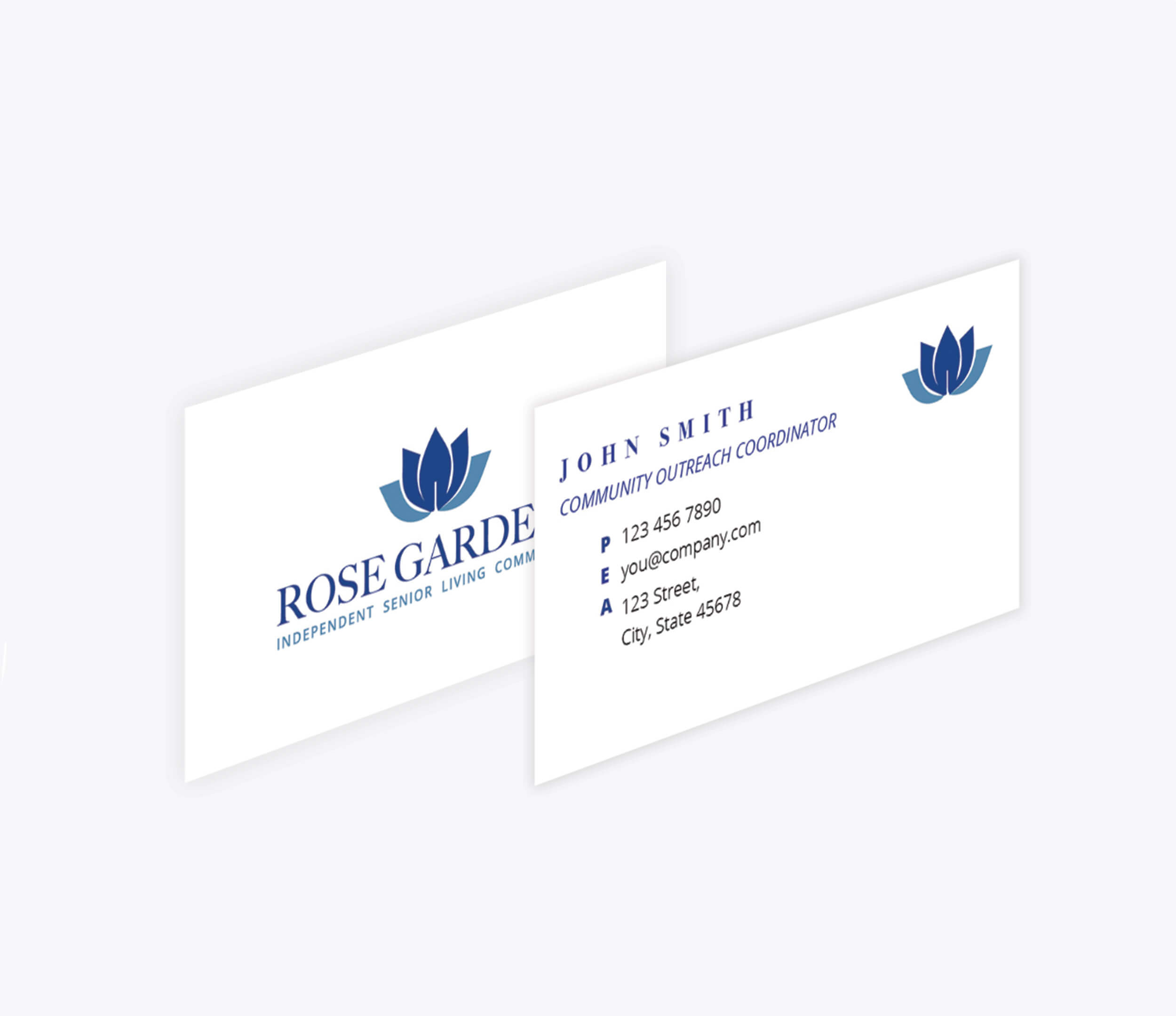 Senior Living Business Cards